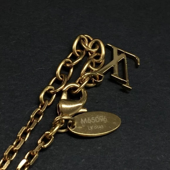 Louis Vuitton Collier Gamble Gold Tone Necklace Women’s - Picture 5 of 8